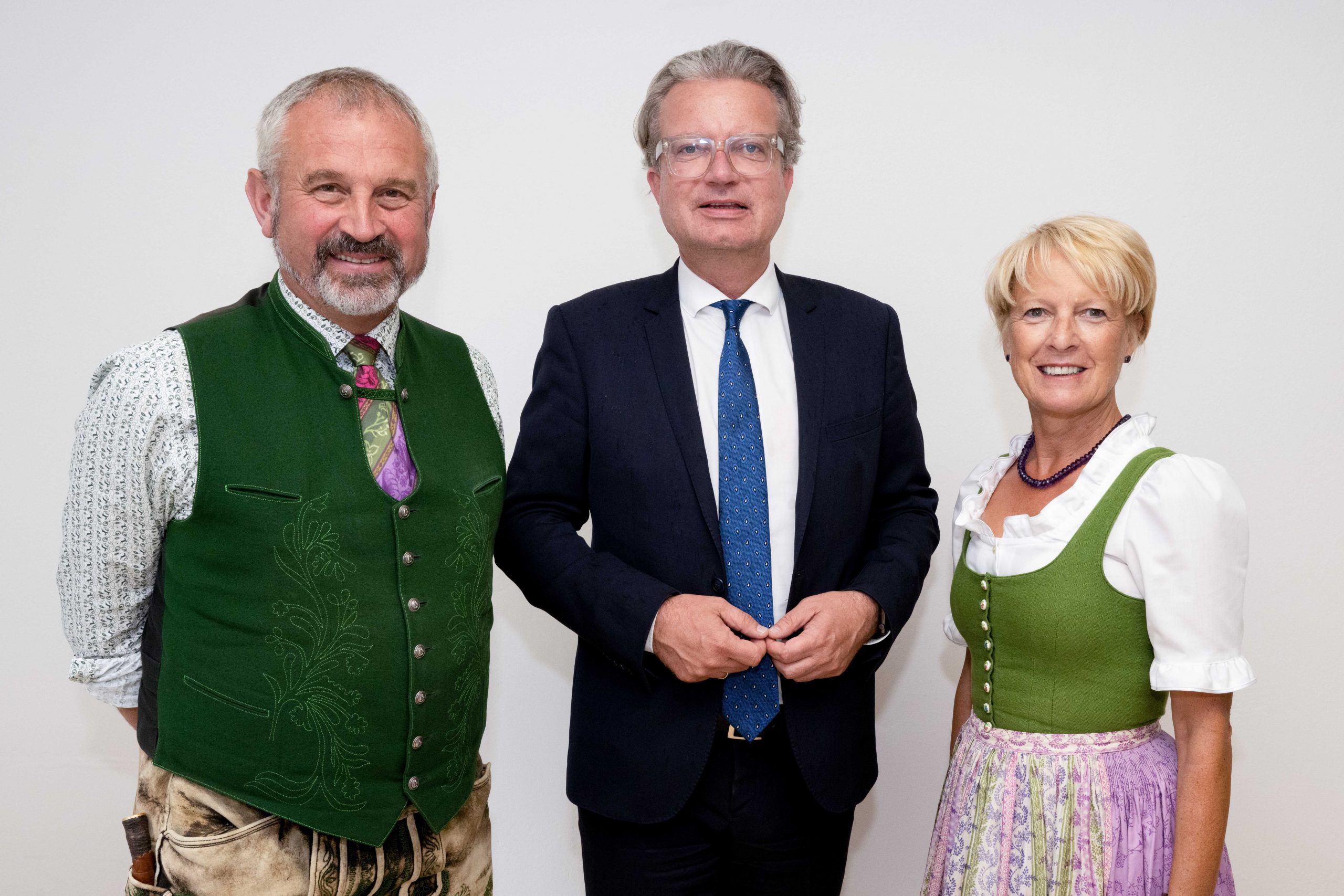 Landeshauptmamm Mag. Christopher Drexler mit Bürgermeister Franz Frosch